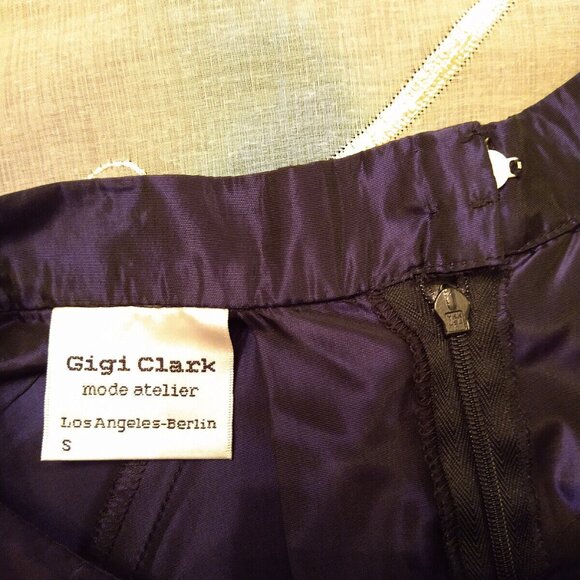 Gigi Clark, Gorgeous Iridescent Purple Full Circle Maxi Skirt, Small - Picture 14 of 16